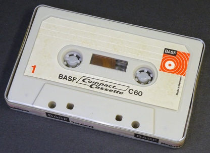 BASF カセットテープ　5本セット　化粧箱入り